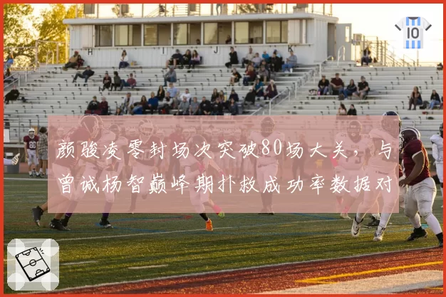 颜骏凌零封场次突破80场大关，与曾诚杨智巅峰期扑救成功率数据对比